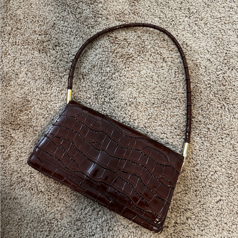 Brown shoulder bag